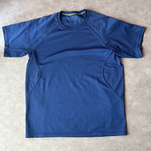 ユニクロ Tシャツ ネイビー スポーツ トレーニング M