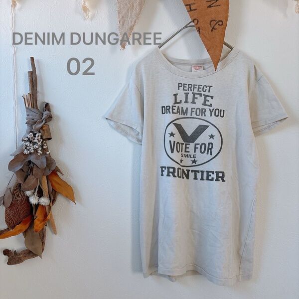 DENIM DUNGAREE デニムダンガリー Tシャツ 02 160