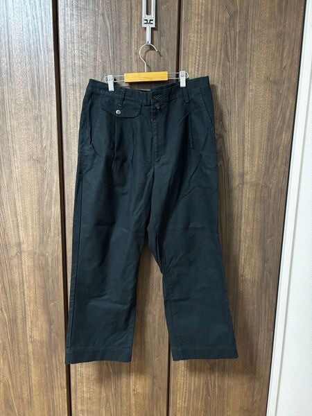 ジョンブル タック チノパンツ L L ブラック Johnbull メンズ