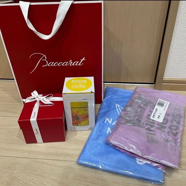 バカラ 名古屋ウィメンズマラソン 2025 ゴール記念品 箱付 クリスタル グラス フードポット セット Baccarat