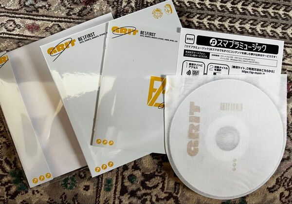 Befirst GRIT CD(トレカ、シリアル無し、スマプラあり)