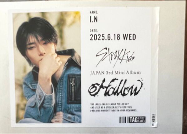 stray kids Holloweラベル缶(シールのみ) INアイエン