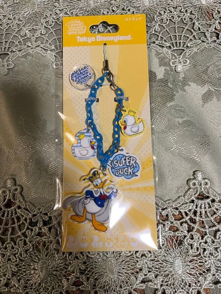 ディズニーリゾート ドナルド パルパルーザ ストラップ パルパル クワッキーダックシティ 新品 キーチェーン キーホルダー