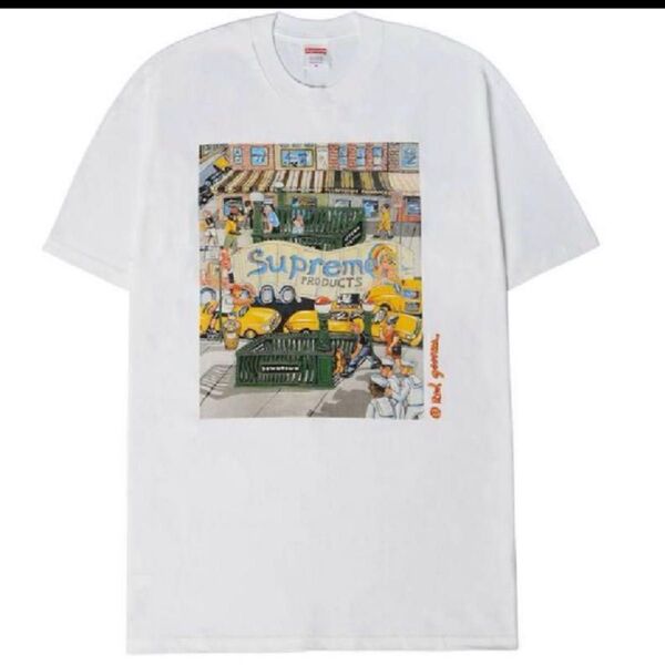 supreme シュプリーム マンハッタン Tシャツ 半袖 白 ホワイト XL
