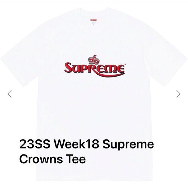 supreme シュプリーム クラウン Tシャツ 半袖 白 ホワイト XL White