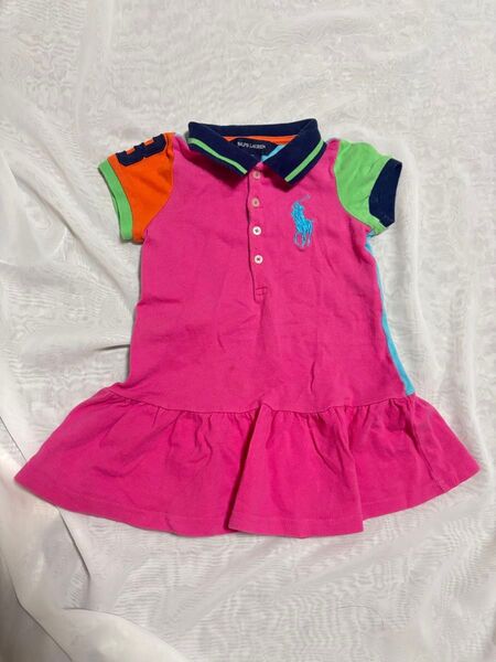 ラルフローレン ralph lauren 半袖 ワンピース スカート 女の子 RALPH LAUREN