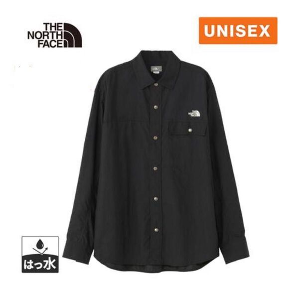 【新品】ノースフェイス ロングスリーブヌプシシャツ NR11961 K ブラック