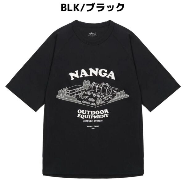 【新品】NANGA DRY MIX OEMS TEE ブラックM