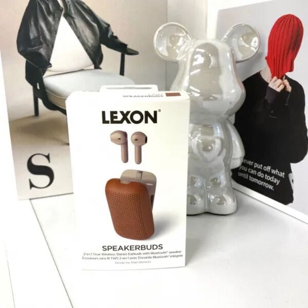 LEXON SPEAKERBUDS 2-in-1 ワイヤレスイヤフォン キャメル