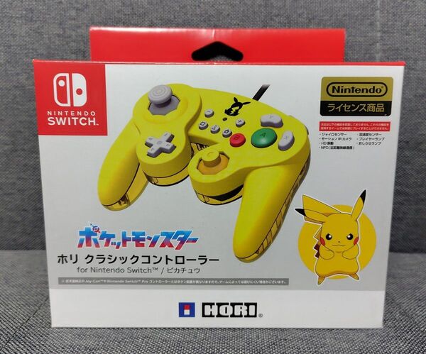 Nintendo Switch ホリ クラシックコントローラー ピカチュウ