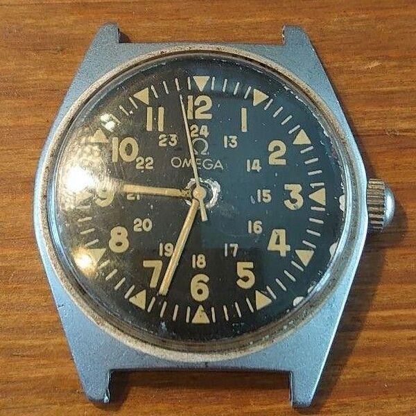 OMEGA 手巻き時計 ミリタリースタイル