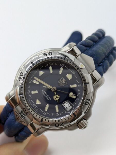 TAG HEUER プロフェッショナル 200m WH1215-K1 デイト 回転ベゼル ダイバーズウォッチ