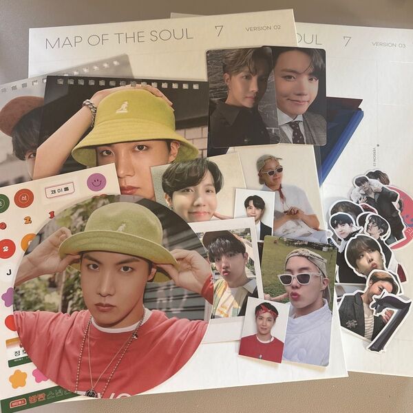 BTS MAP OF THE SOUL 7 ver.2, 3 アルバム本体 + トレカ J-HOPE ホビ ホソク おまけ付き