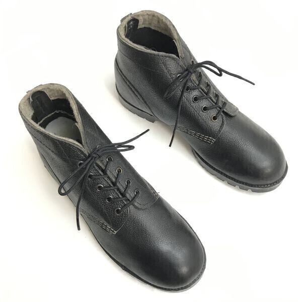 Made in GDR/美品/70s-80s/旧東ドイツ軍★ミリタリー/オフィサーブーツ【42/26.5/黒】Vintage/Leather/Boots/service shoes◇cWB102-33