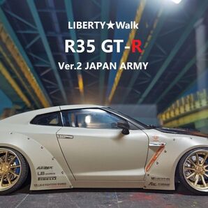 アオシマ リバティーウォーク R35 GT-R Ver.2 完全品
