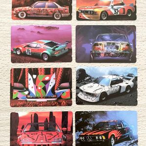 BMW Art Car テレホンカード 8枚セット 新品未使用 アートカーコレクション