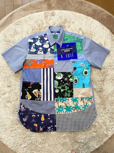 JUNYA WATANABE MAN コムデギャルソン パッチワークシャツ ジュンヤワタナベ 新品未使用