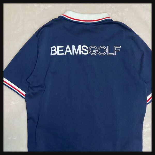 BEAMS GOLF ビームスゴルフ ポロシャツ ウェア 半袖 ネイビー