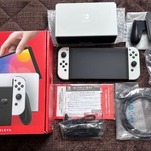 美品 有機ELモデル Nintendo Switch ホワイト 任天堂 ニンテンドースイッチ メーカー保証残 即日発送