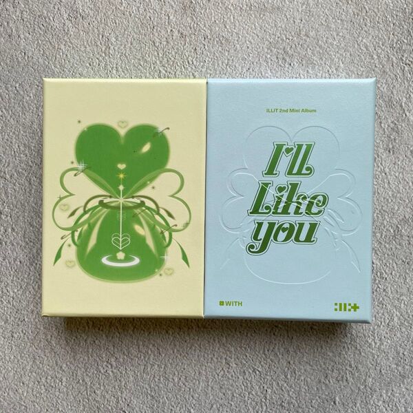 ILLIT I’LL LIKE YOU WITH VER. 通常盤 開封済アルバム トレカなし