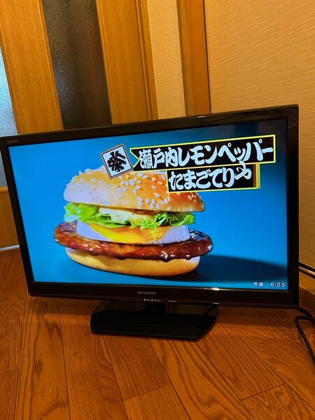 SHARP 液晶テレビ LC-24K20 2015年製 シャープ