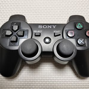 PS3 SONY純正 コントローラー ブラック デュアルショック3 【動作品】 分解清掃済み! 0515-01