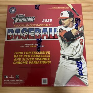 MLB 2025 TOPPS HERITAGE MEGA box 1ボックス