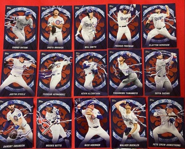 2025 Topps MLB series1 東京シリーズ インサート 全15種 大谷翔平 今永昇太 鈴木誠也 山本由伸