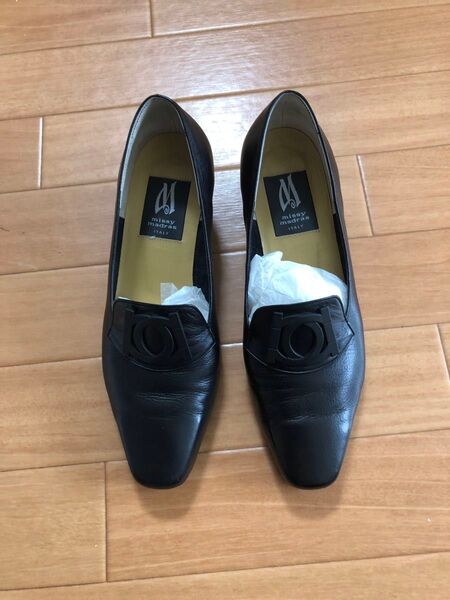 missy madras パンプス 黒 24cm レザー
