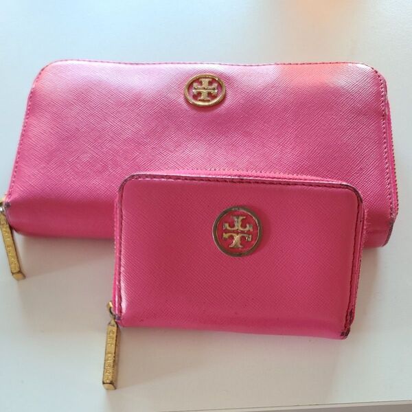 トリーバーチ お財布セット 長財布 コインケース Tory Burch ラウンドファスナー ウォレット