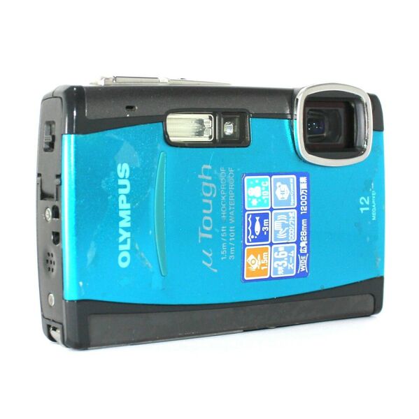 OLYMPUS μ TOUGH-6010 ブルー 防水デジタルカメラ コンデジ☆完動品☆動作確認済み!