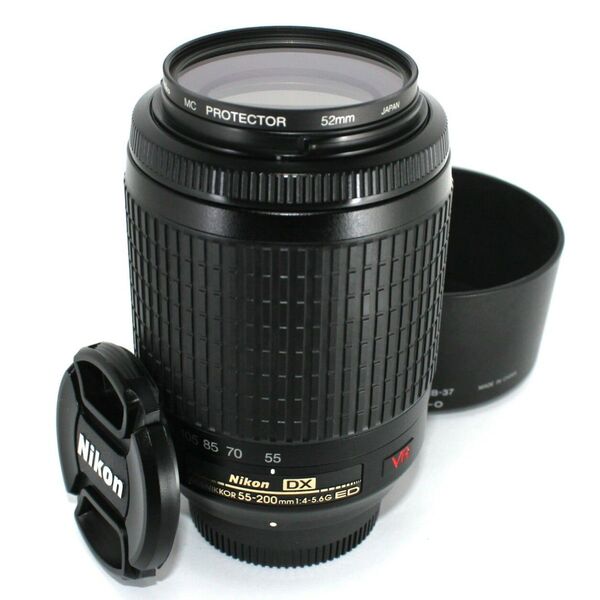 Nikon AF-S DX VR Nikkor ED 55-200mm 超望遠ズームレンズ 手ブレ補正付き!☆完動品☆動作確認済み