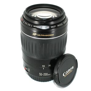 Canon EF 55-200mm F4.5-5.6Ⅱ USM 望遠ズームレンズ☆完全動作品☆動作確認済 Canon EFマウント
