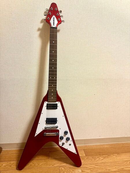 PLAYTECH ( プレイテック ) FV430 フライングV METALLIC RED (メタリックレッド)