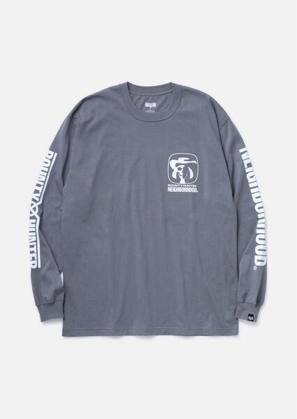 新品 NEIGHBOIHOOD NH X BOUNTY HUNTER . TEE LS-2 GRAY LARGE
