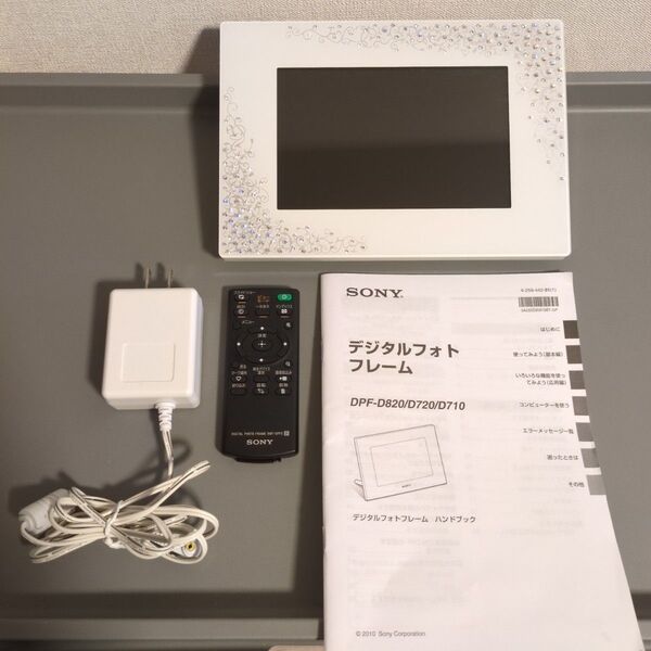 【美品】SONY デジタルフォトフレーム DPF-D720 スワロフスキー付き