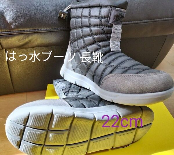J・Jcamp 長靴 はっ水ブーツ 黒 ブラック ジェイジェイキャンプ 21cm 22cm 23cm レインブーツ 美品