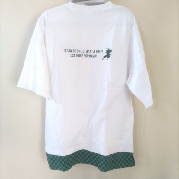 GU 鬼滅の刃 オーバーサイズ L相当 炭治郎 Tシャツ