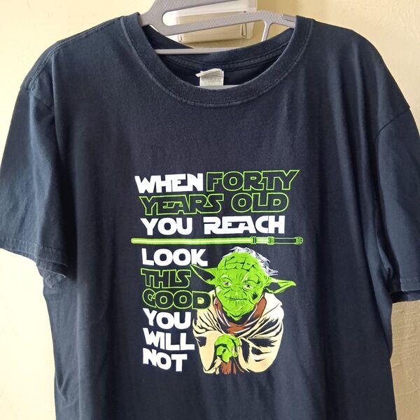 Tシャツ 古着 L ヨーダ スター・ウォーズ 海外古着 ギルダン