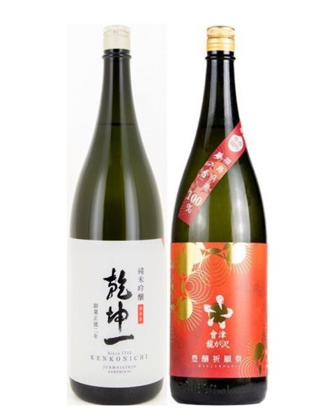 乾坤一 會津龍が沢 純米吟醸 酒未来 2本