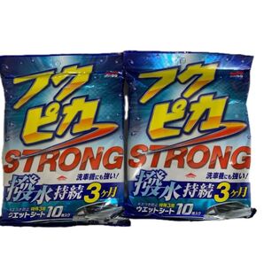 ファインピカル STRONG 撥水持続 ウエットシート 2個セット
