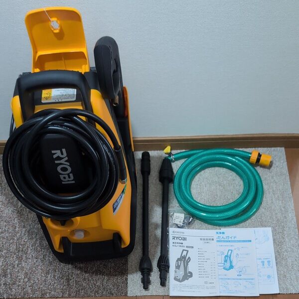 新品未使用品5月末500円off RYOBI 高圧洗浄機 KSJ-1620 イエロー オプション付きお買い得品 値段相談可