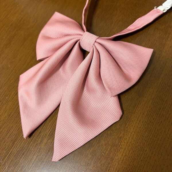スクール風 リボン ピンク サーモンピンク 制服 ブレザー コスプレ 学生風 高校生風 JK