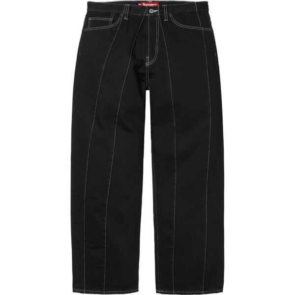 Supreme Paneled Stripe Baggy Jean