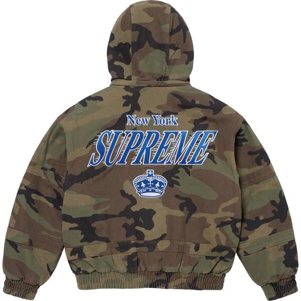 Supreme x Mitchell & Ness Twill Stadium Jacket "Camo"