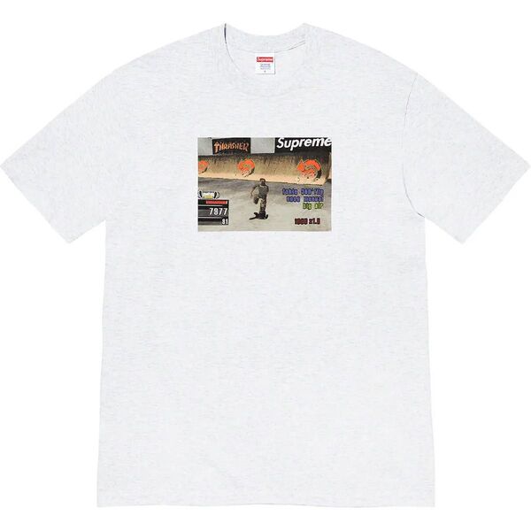 Supreme/Thrasher Game Tee シュプリーム グレー