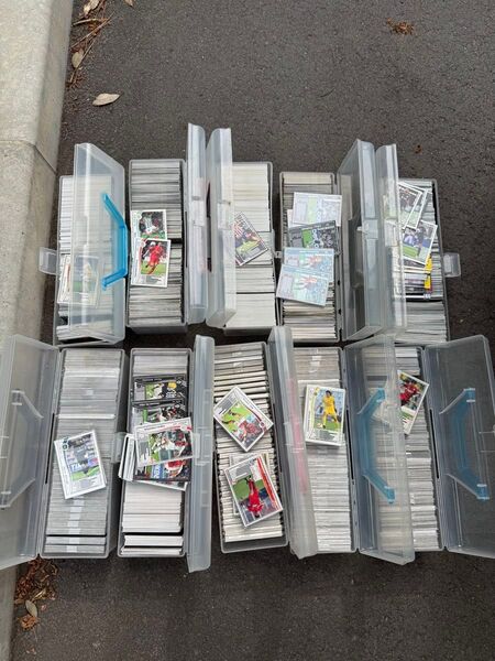 箱込38kg 約11000枚 コレクター引退品 Panini Calcio soccer wccf 海外 欧州 トレカ カード