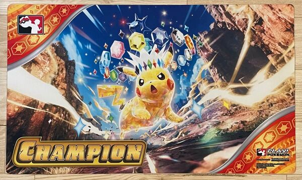 希少 海外大会限定 ピカチュウ プレイマット ポケモンカード 公式品 ②