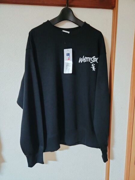 MLB公式 シカゴ・ホワイトソックス スウェットシャツ 黒 新品未使用 Majestic