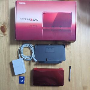 Nintendo 3DS フレアレッド 本体 箱付き